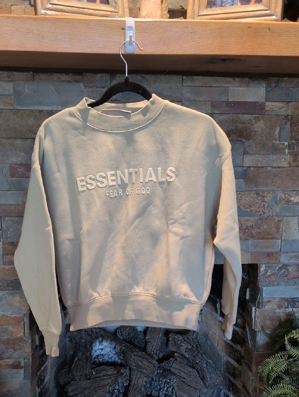 Fear of God ESSENTIALS Crewneck Sweatshirt - Beige
